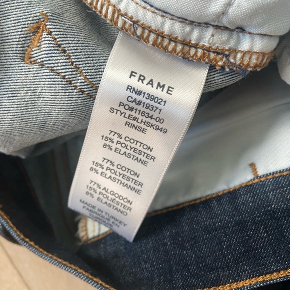 Frame Le High Skinny in Rinse 26 - Picture 3 of 3